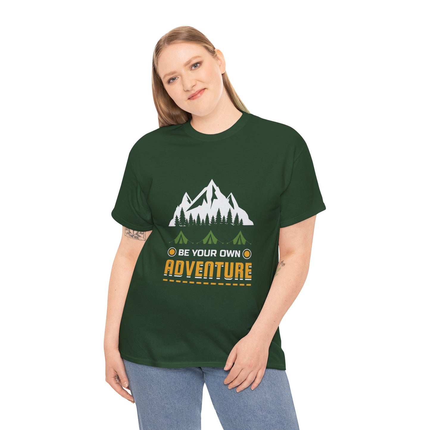 Adventure Tee - 'Be Your Own Adventure' Unisex Heavy Cotton T-Shirt