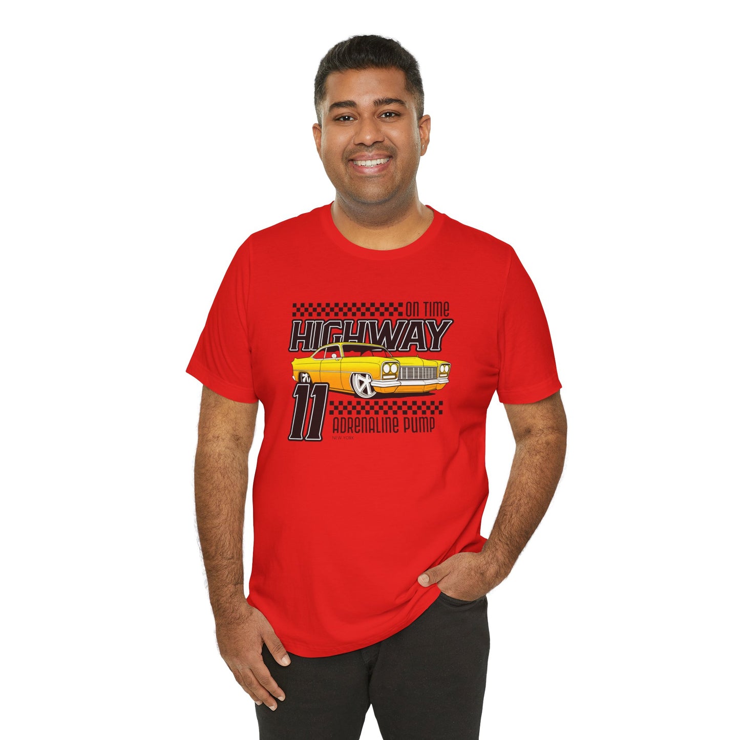 On Time Highway Adrenaline Pump Unisex Jersey Short Sleeve Tee