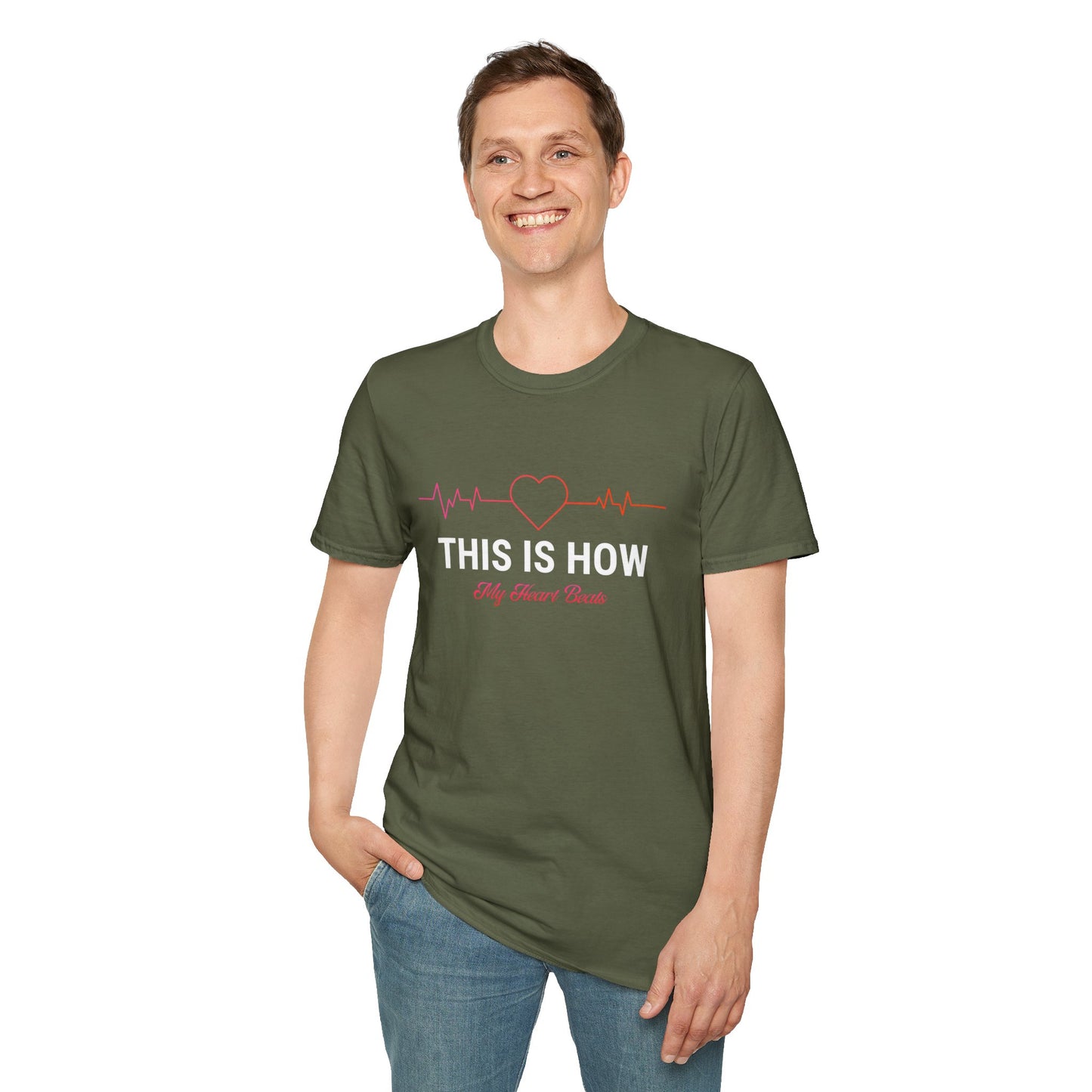 This Is How My Heart Beats Unisex Softstyle T-Shirt