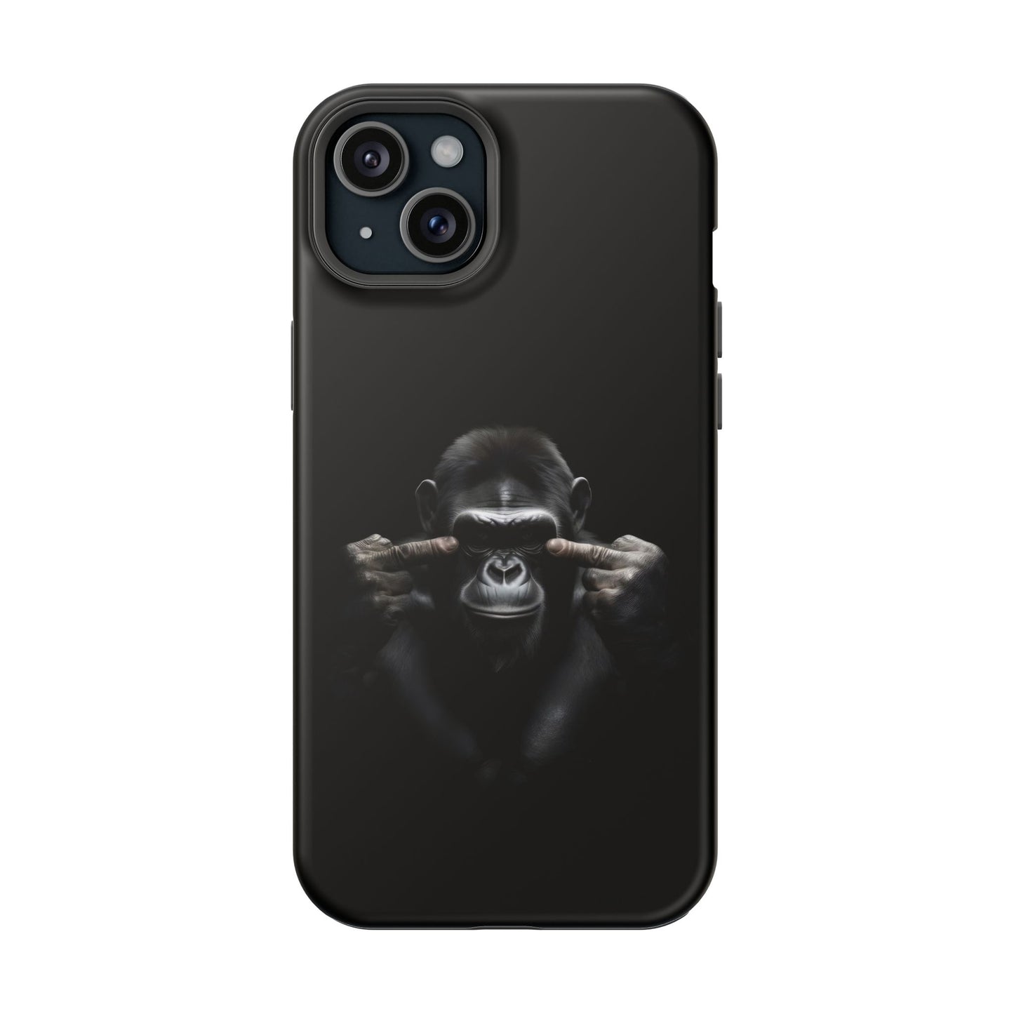 Edgy Gorilla Magnetic iPhone Case, Unique Cell Phone Cover