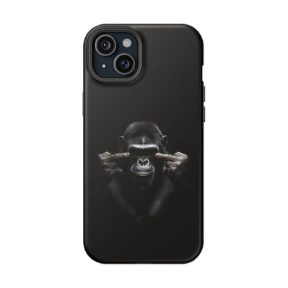 Edgy Gorilla Magnetic iPhone Case, Unique Cell Phone Cover