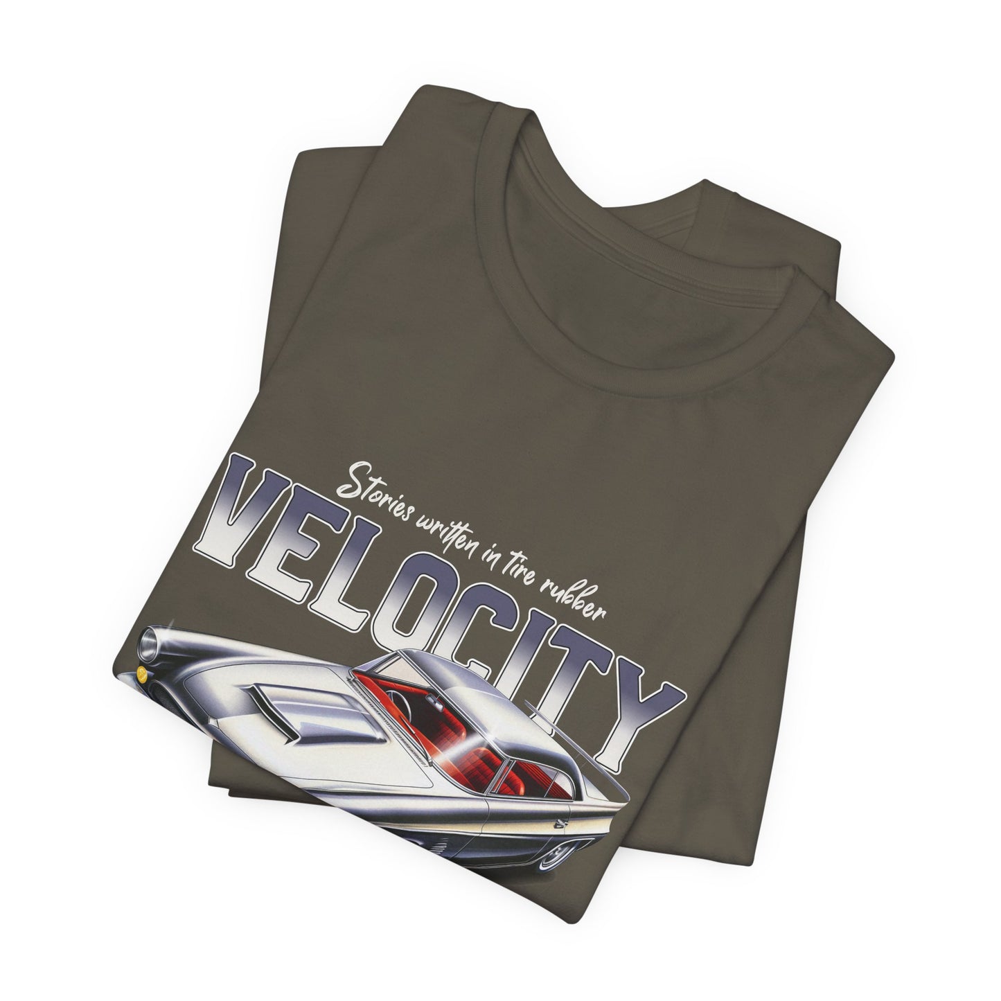 Stories Written In Tire Rubber Velocity Tee