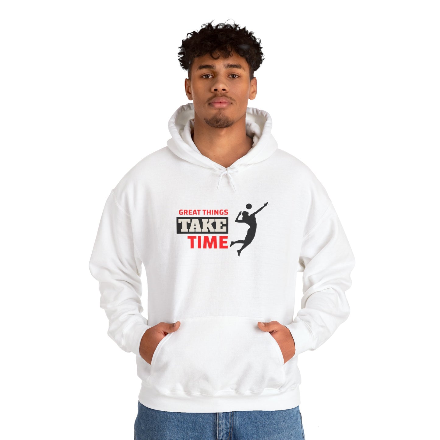 Great Things Take Time Unisex Heavy Blend™ Hooded Sweatshirt