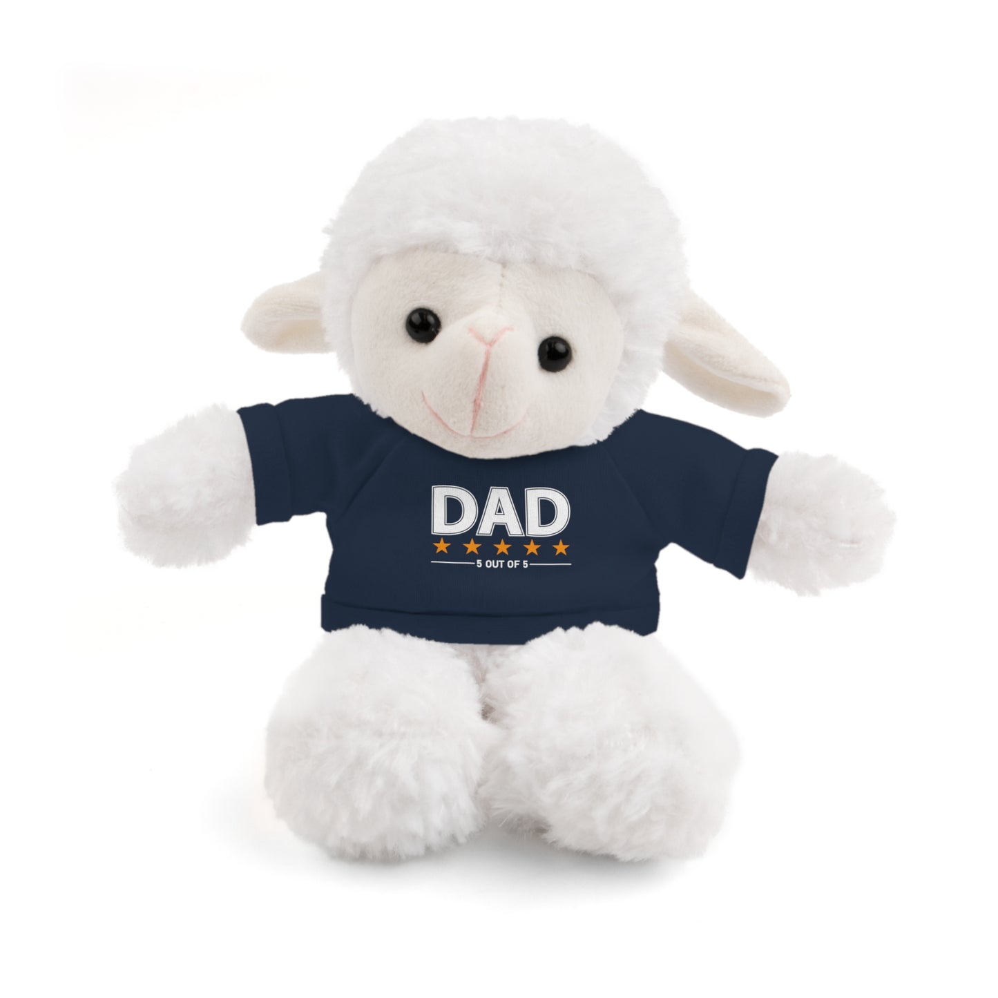 Stuffed Animal with T-Shirt, Gift for Dad
