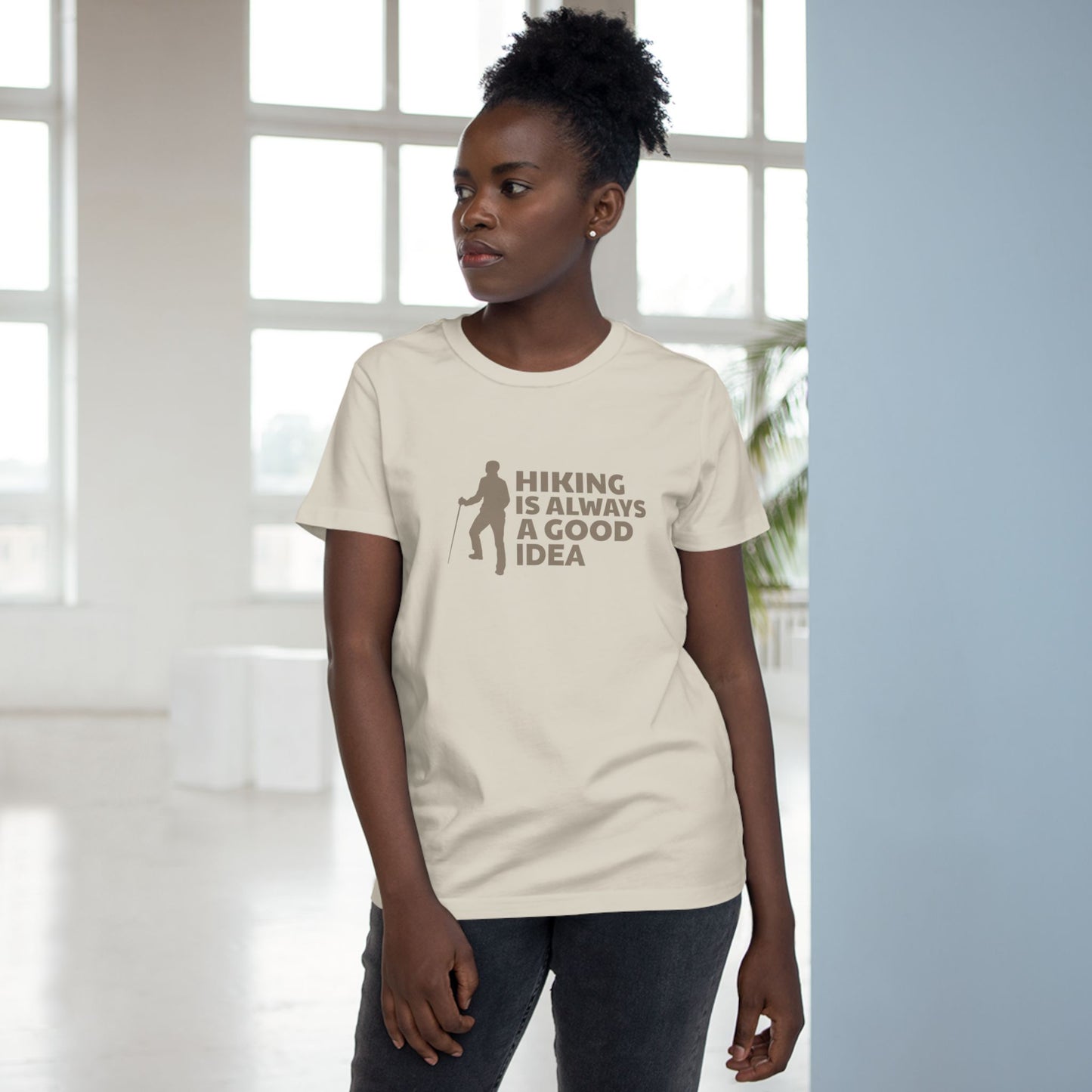 Hiking Is Always A Good Idea Women’s Maple Tee