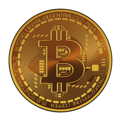 Crypto Pad, Round Mouse Pad