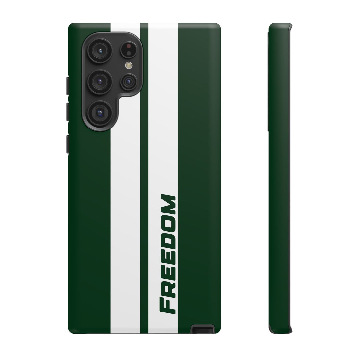Freedom Tough Case, Olive Green Motorsport-Inspired Cove
