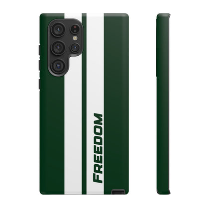 Freedom Tough Case, Olive Green Motorsport-Inspired Cove