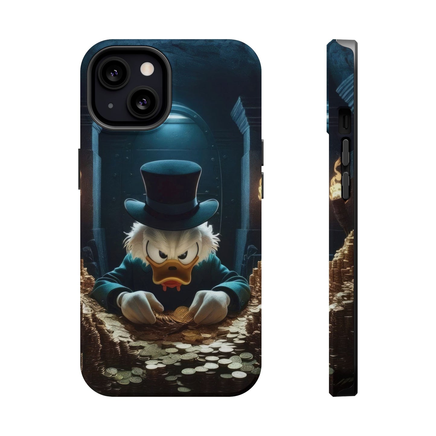 Magnetic Phone Case - Scrooge McDuck Design