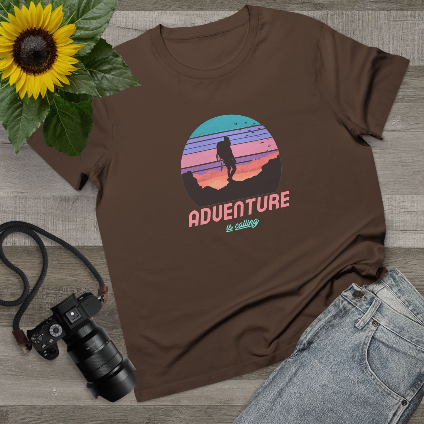 Adventure Is Calling Women’s Maple Tee