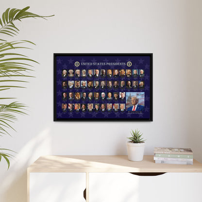 Presidential Portraits Canvas Art Print / Framed