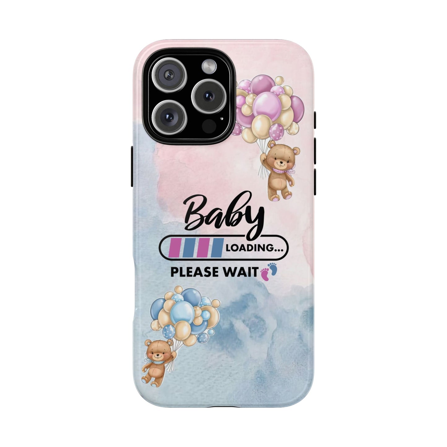 Cute Baby Loading Phone Case for iPhone - Maternity Cover for Pregnancy Reveal or Baby Shower