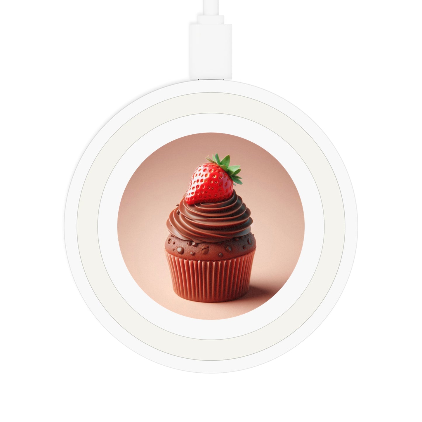 Chocolate Cupcake Quake Wireless Charging Pad