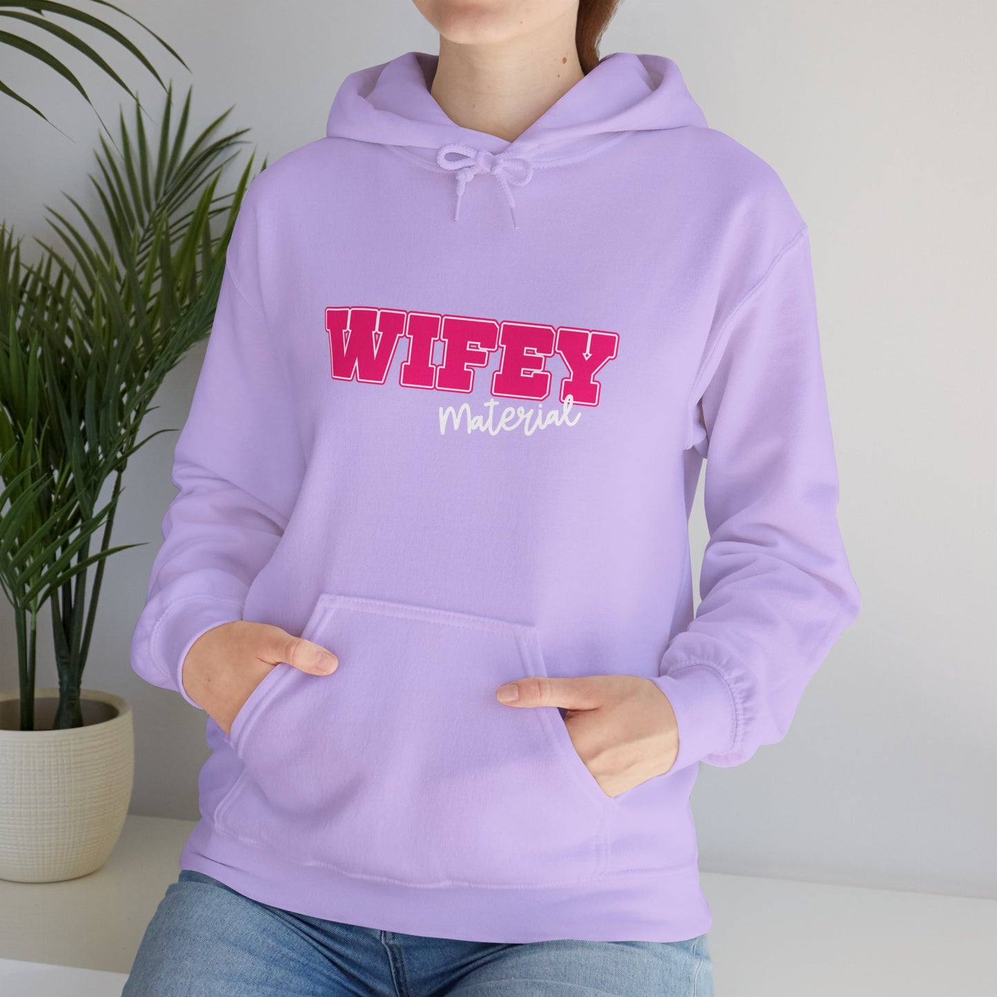 Wifey Material Hooded Sweatshirt