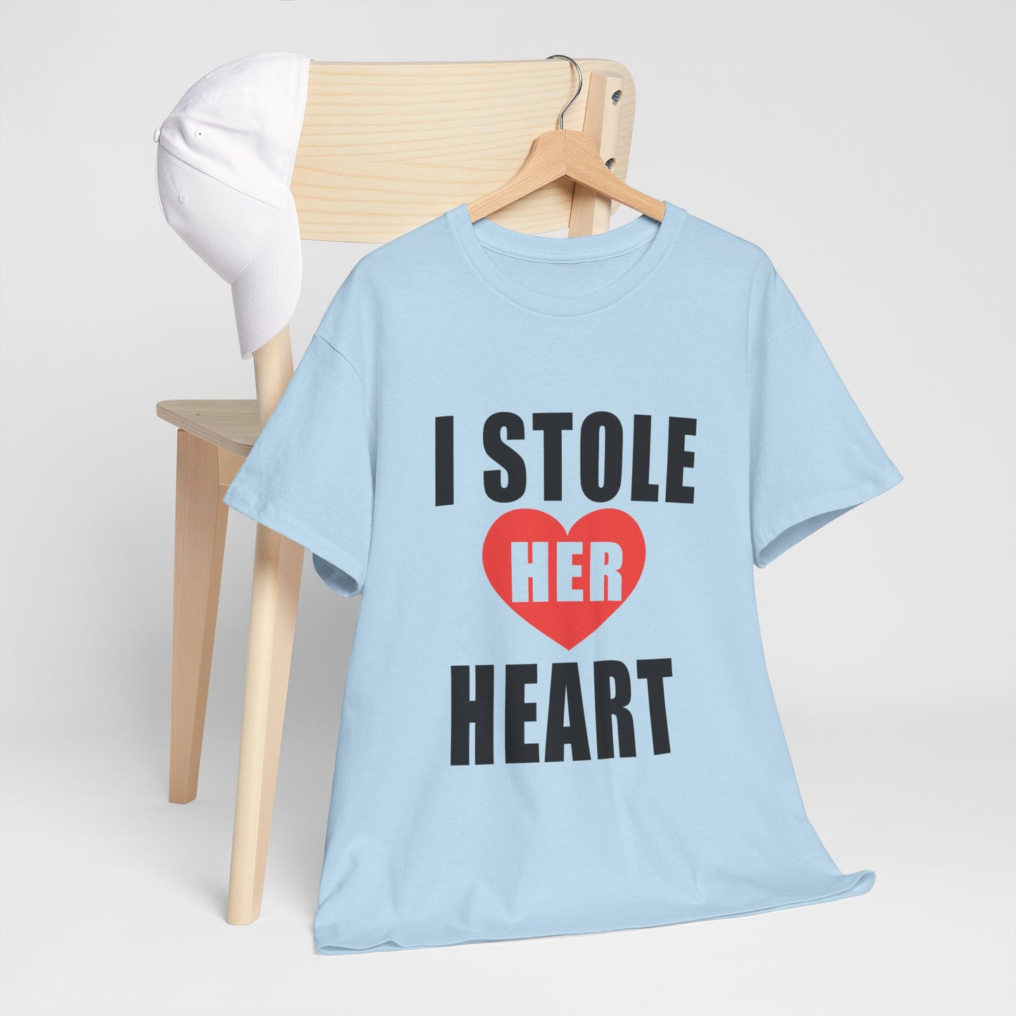 I Stole Her Heart,  Romantic Valentine Tee for Couples, A Part