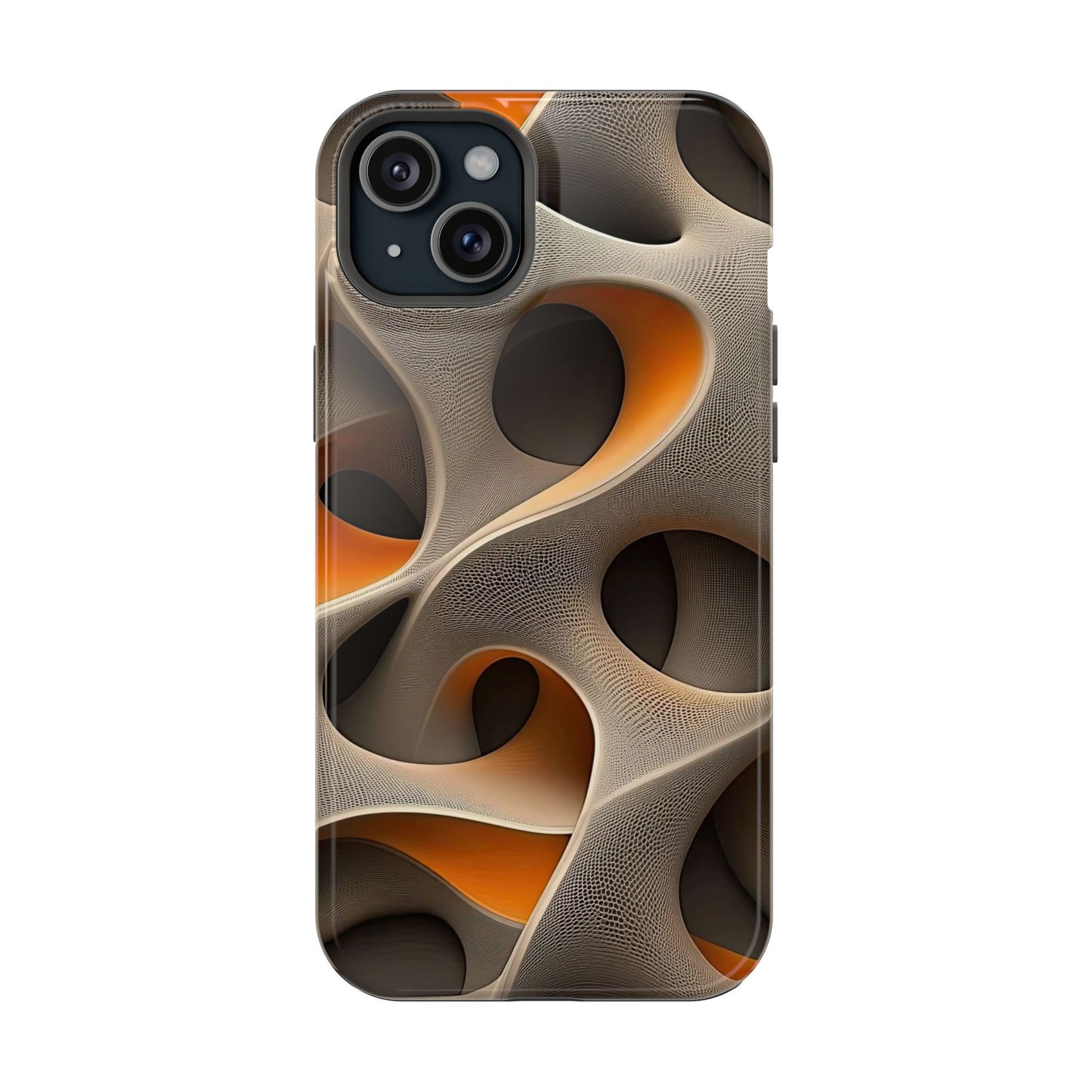 Stylish Magnetic Phone Cases, Abstract Geometric Design
