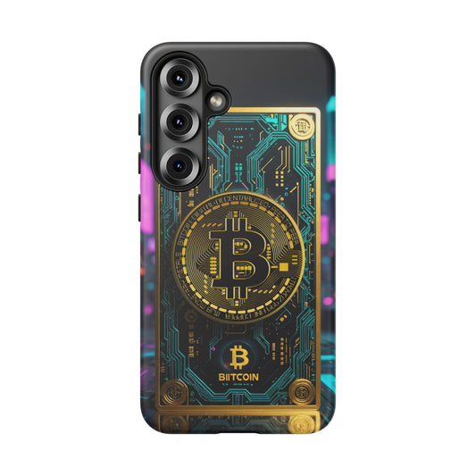 Bitcoin Samsung Phone Case - Tough Cases with Cryptocurrency Design