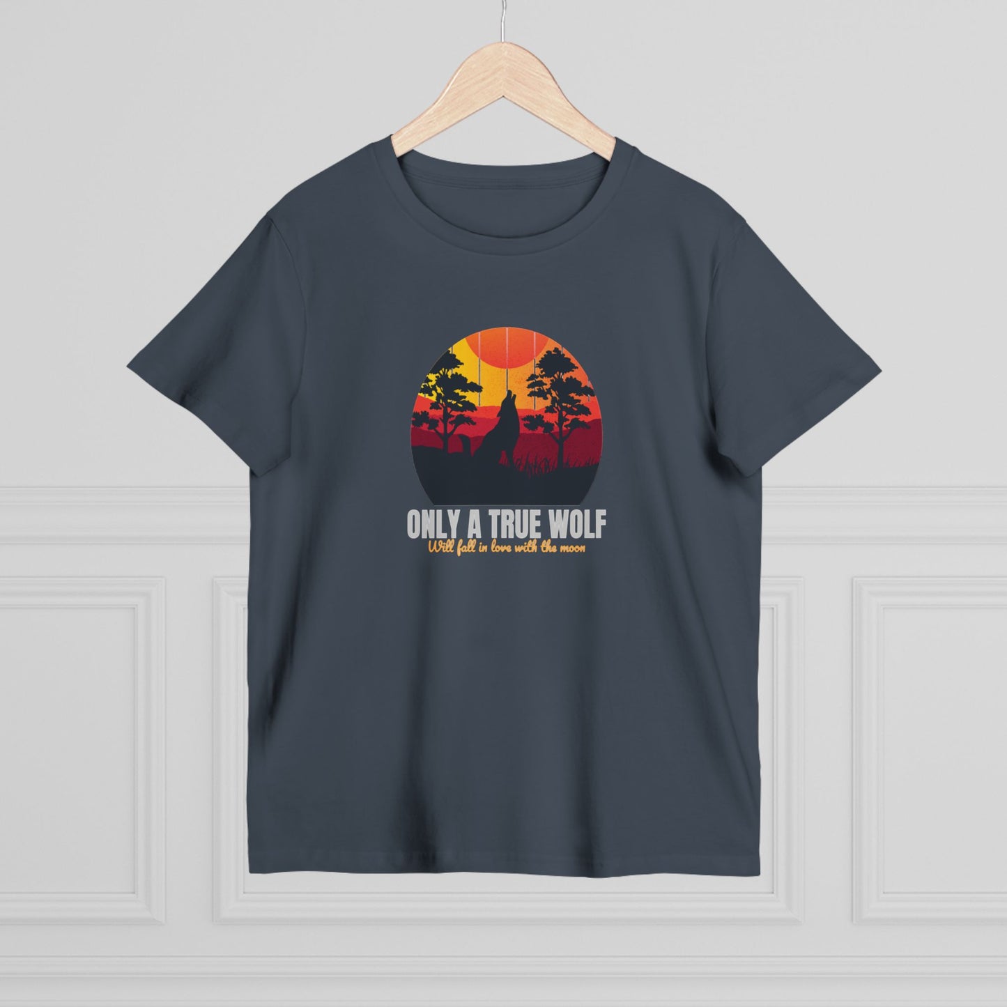 Only A True Wolf Women’s Maple Tee