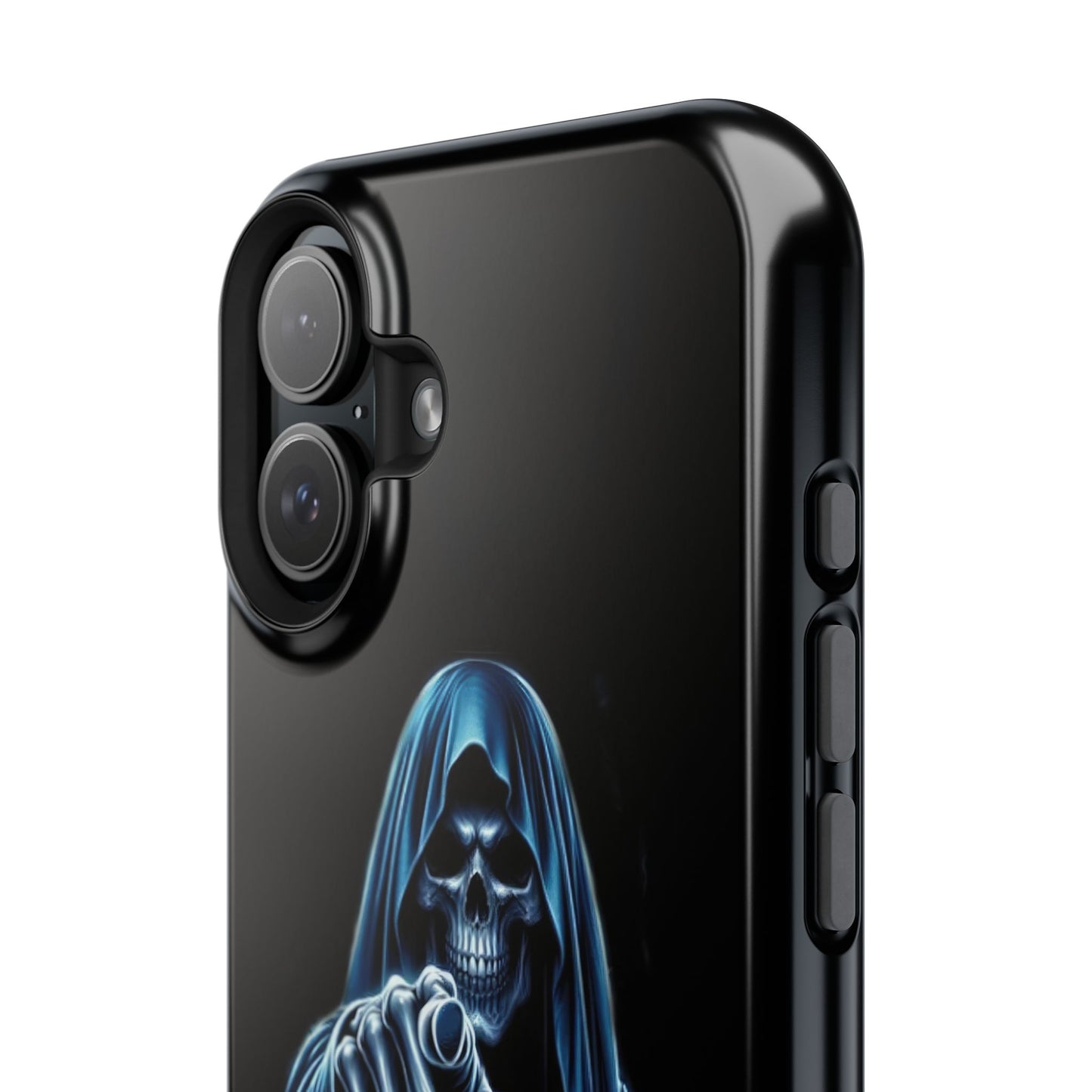 Gothic Magnetic iPhone Case: Don't Touch My Phone