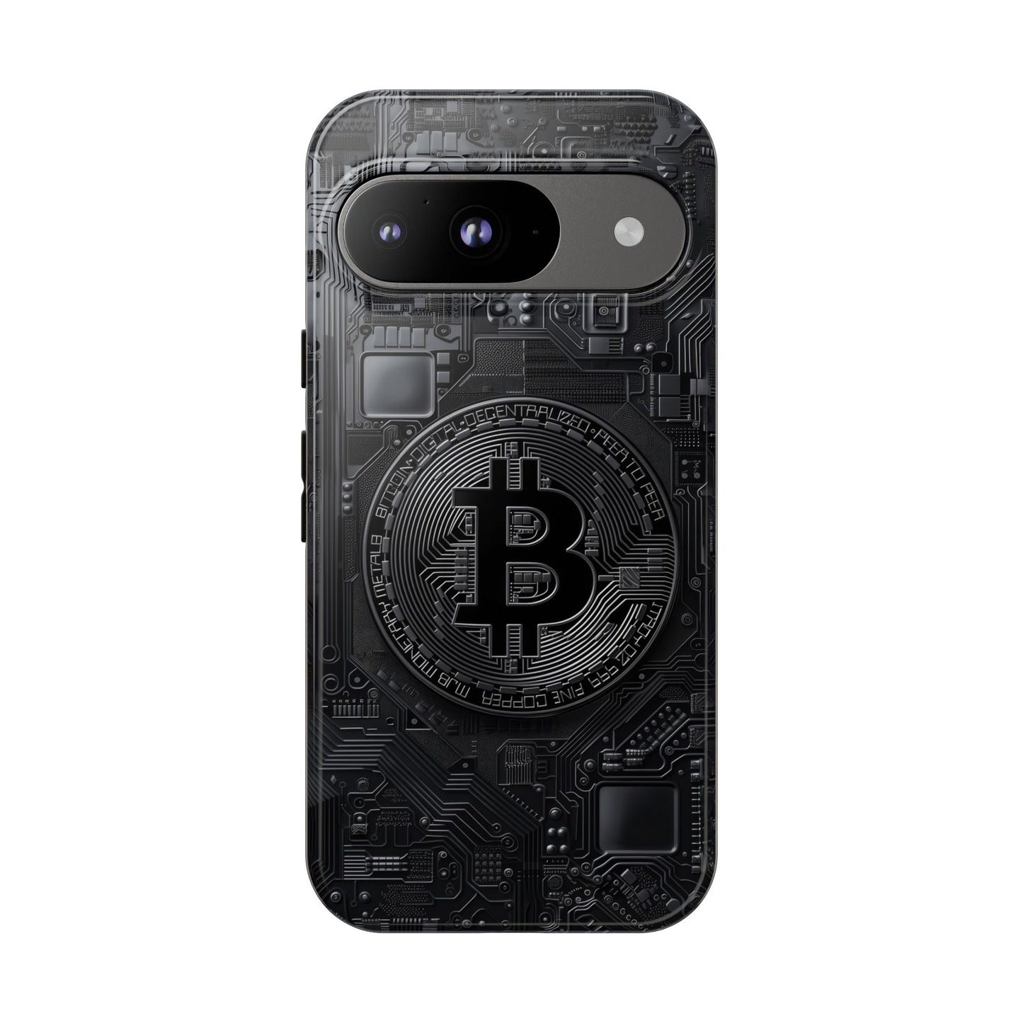 Bitcoin Google Pixel Tough Phone Case, Cryptocurrency Protection Cover
