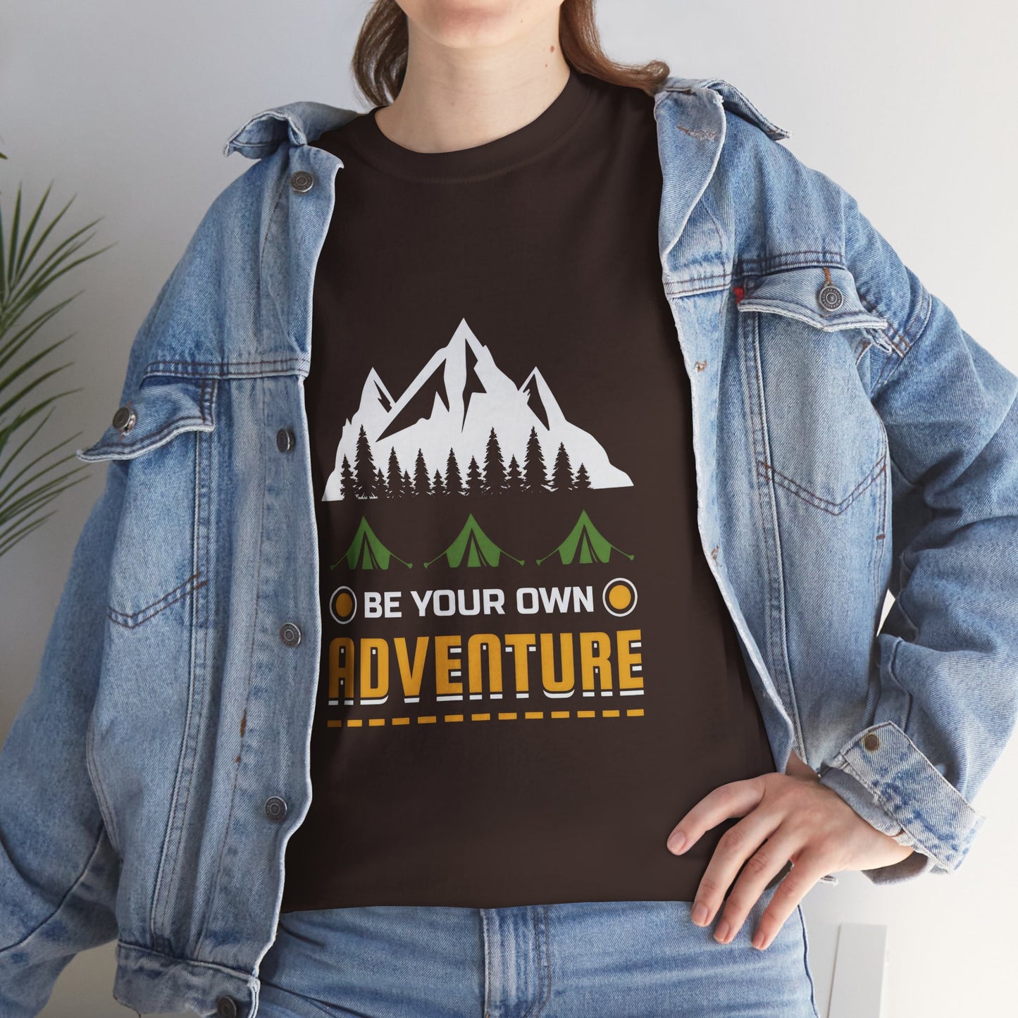 Adventure Tee - 'Be Your Own Adventure' Unisex Heavy Cotton T-Shirt