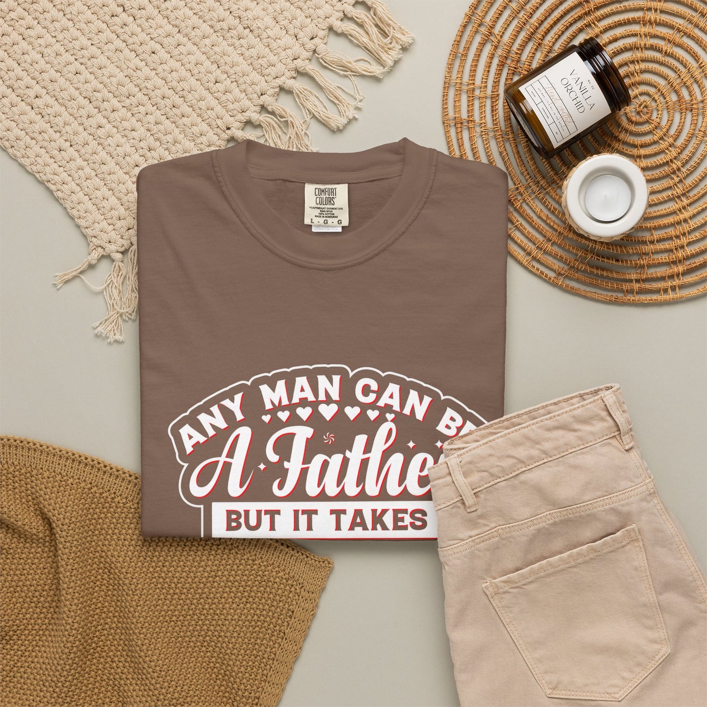 Badass Single Dad T-Shirt | Unisex Garment-Dyed Tee for Father's Day