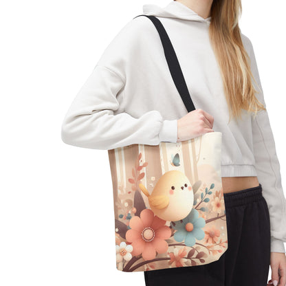 Pastel Canary Tote Bag