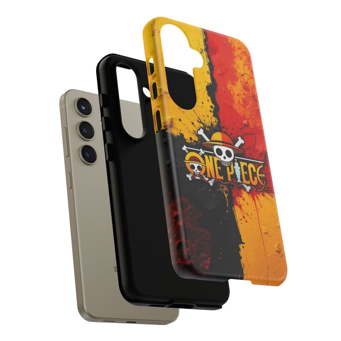 One Piece Samsung Tough Phone Case, Anime Vibrant Design