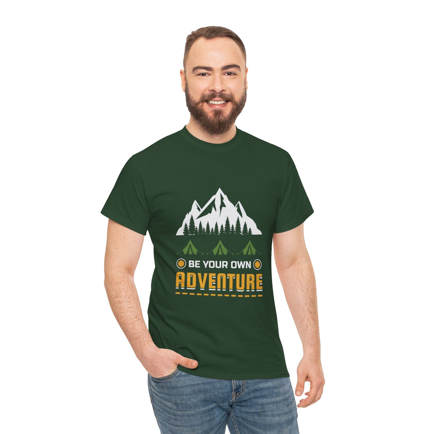 Adventure Tee - 'Be Your Own Adventure' Unisex Heavy Cotton T-Shirt
