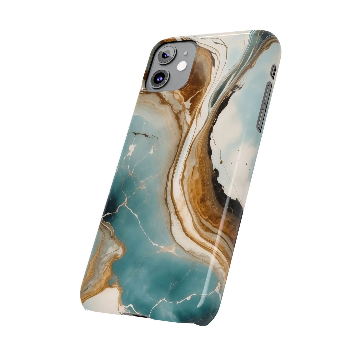 Marble Slim Phone Case, Stylish Protective Cover