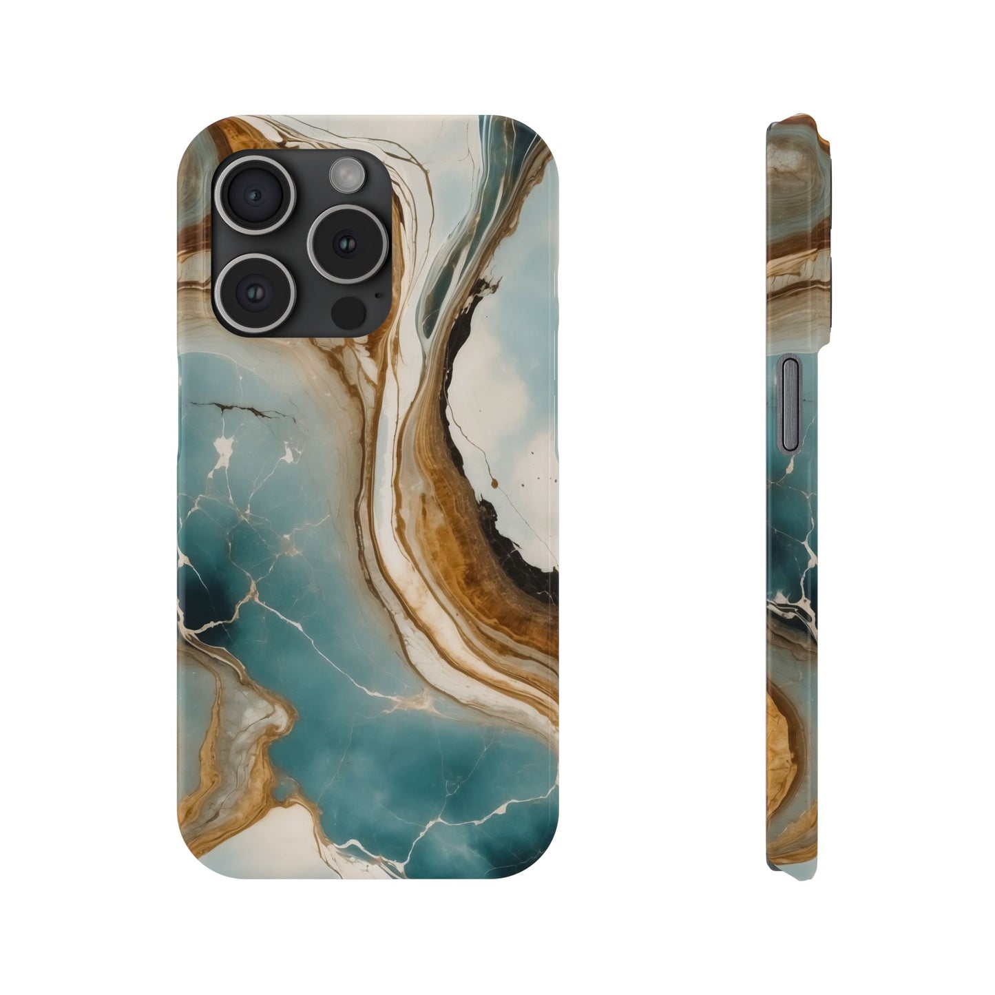 Marble Slim Phone Case, Stylish Protective Cover