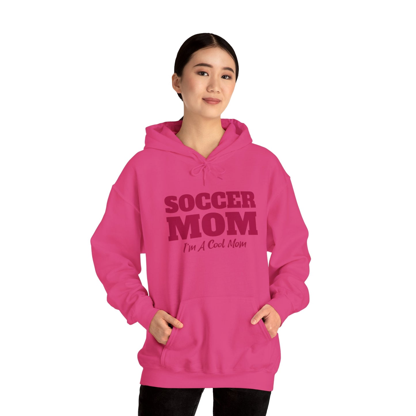 Soccer Mom I'm A Cool Mom Unisex Heavy Blend™ Hooded Sweatshirt