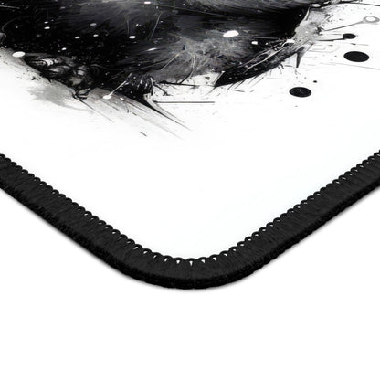 Mouse Pad - Black and White Penguin Chicks Design