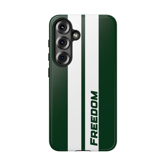 Freedom Tough Case, Olive Green Motorsport-Inspired Cove