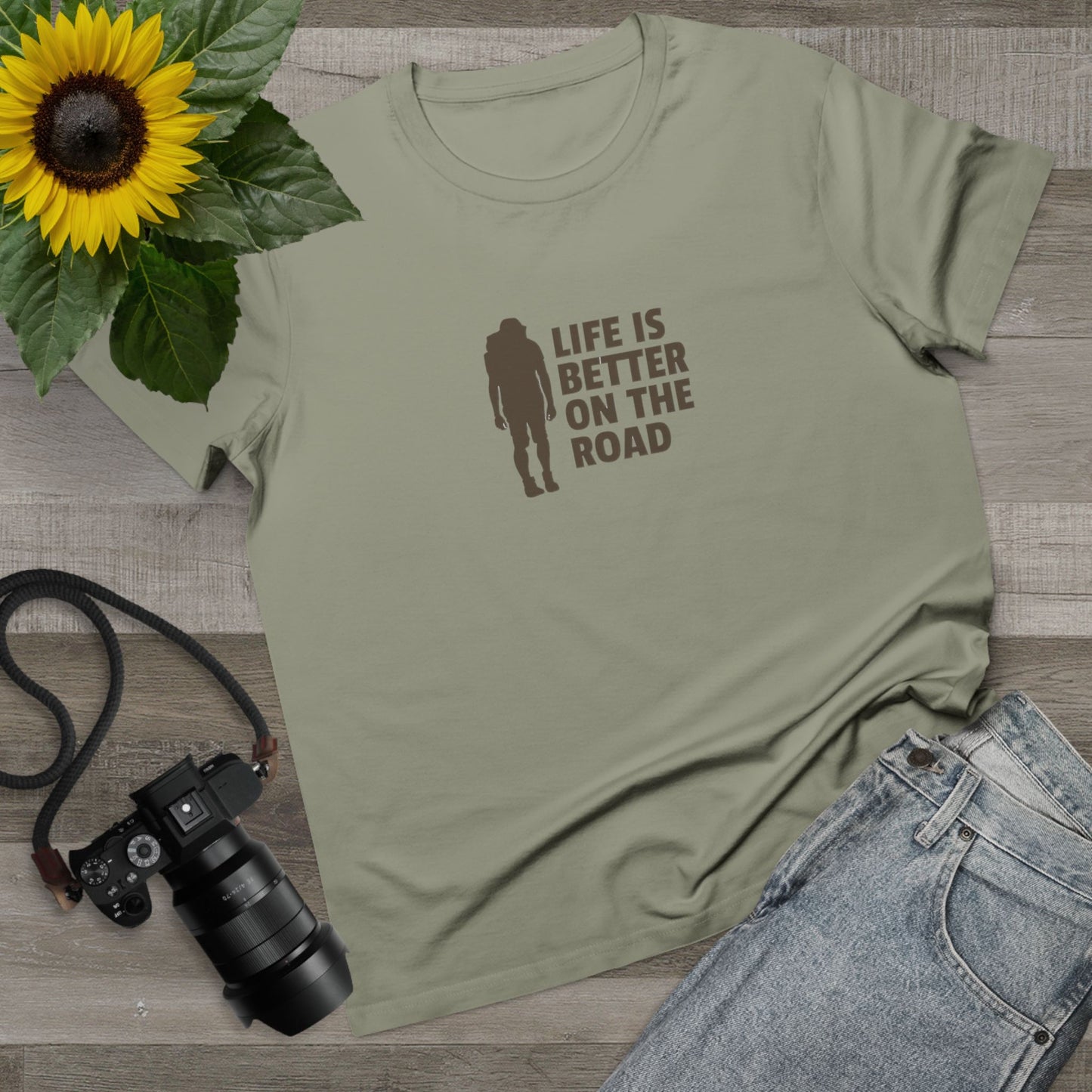 Life Is Better On The Road Women’s Maple Tee