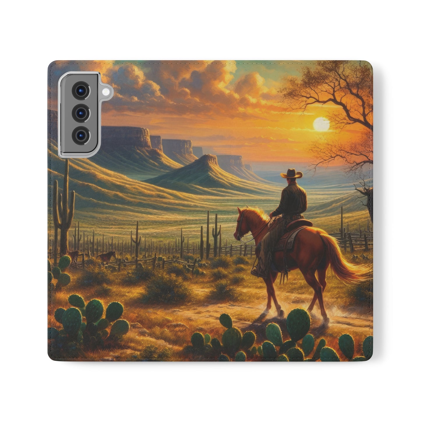 Texas Sunset Flip Cases