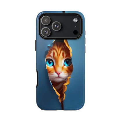Curious Kitten Tough  Case for iPhone