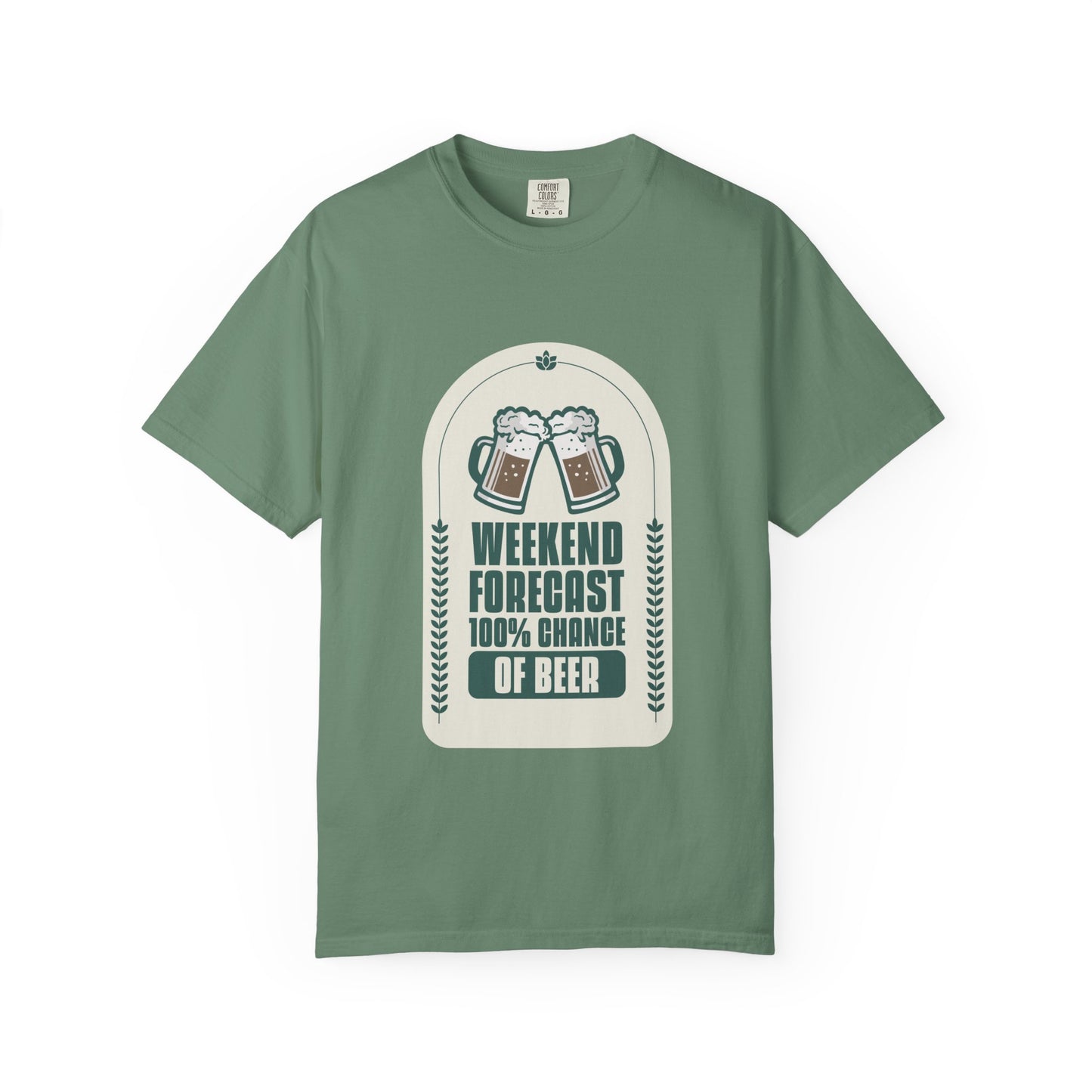 Weekend Forecast 100% Chance Of Beer T-shirt