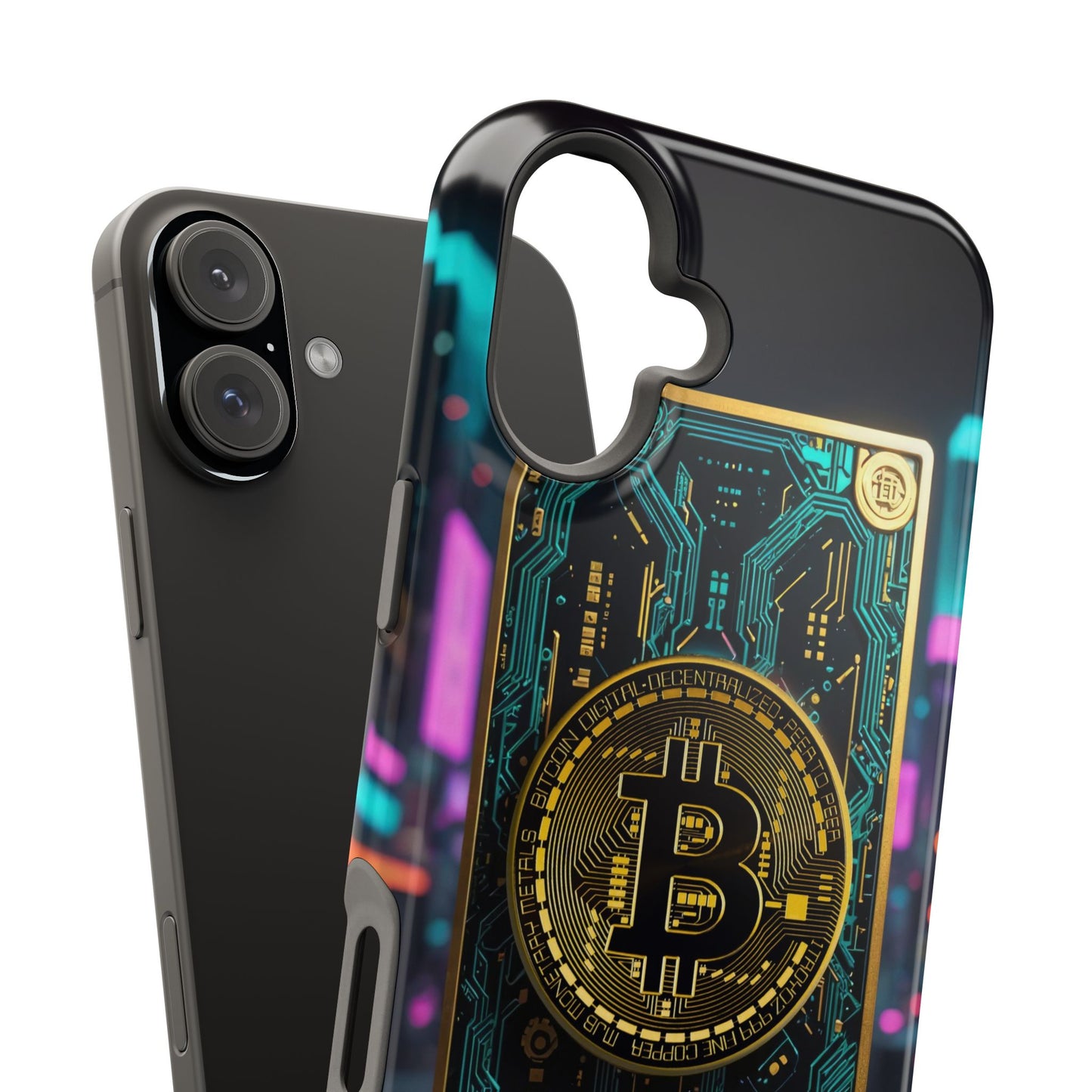 Bitcoin Magnetic Phone Case, Unique Phone Cover
