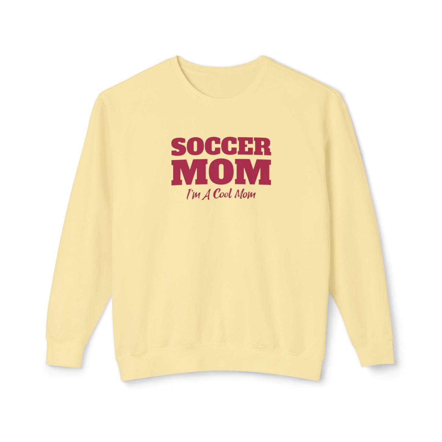 Soccer Mom Unisex Lightweight Crewneck Sweatshirt