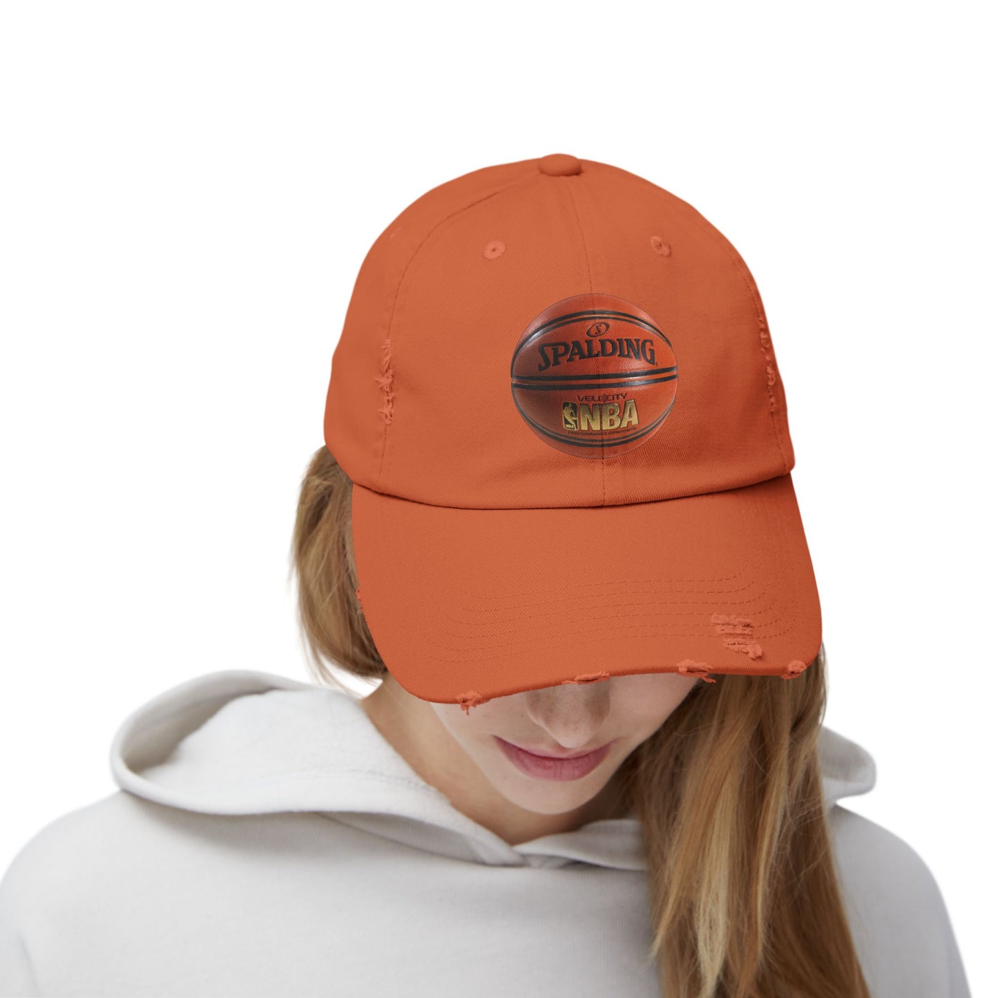 Basketball Unisex Distressed Cap