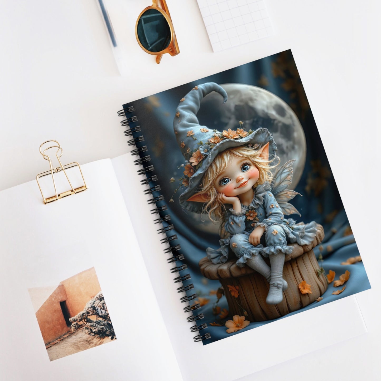 Fairy Dreamer Spiral Notebook, Fantasy Writing Journal