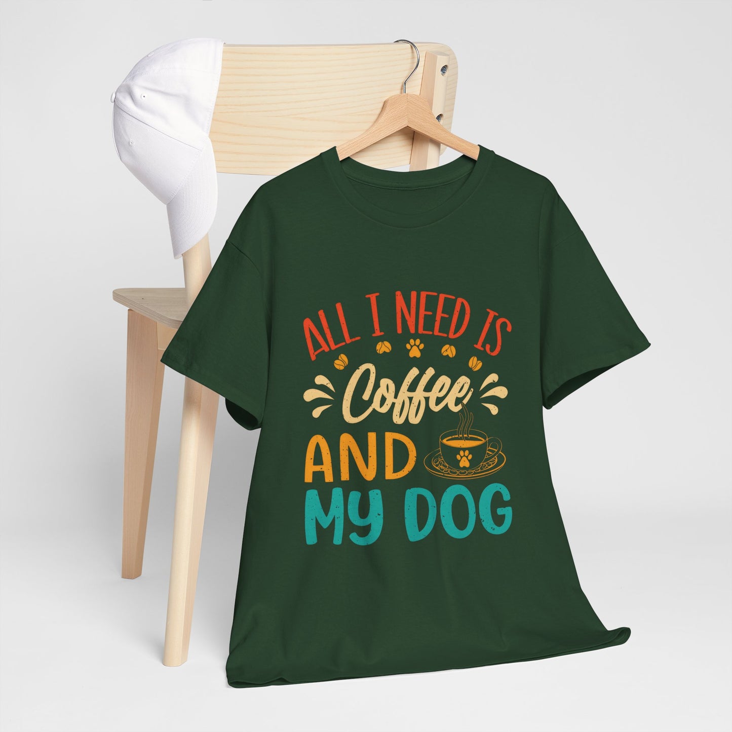 Coffee and Dog Lover Unisex Tee - Perfect Gift for Pet Owners