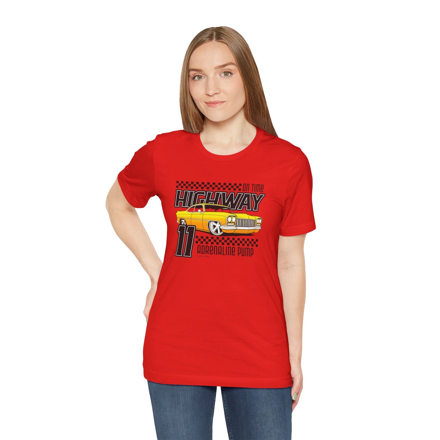 On Time Highway Adrenaline Pump Unisex Jersey Short Sleeve Tee