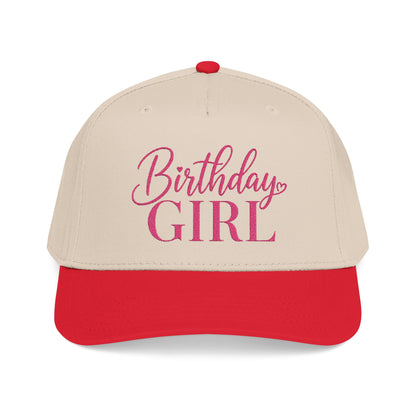 Personalized Birthday Girl Mid Profile Baseball Cap