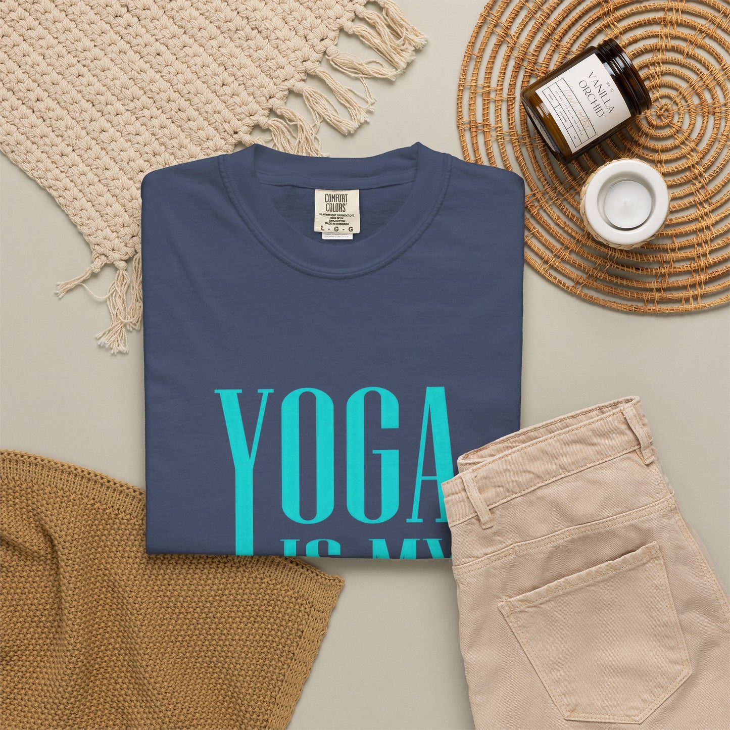 Yoga Is My Passion Unisex Garment-Dyed T-Shirt