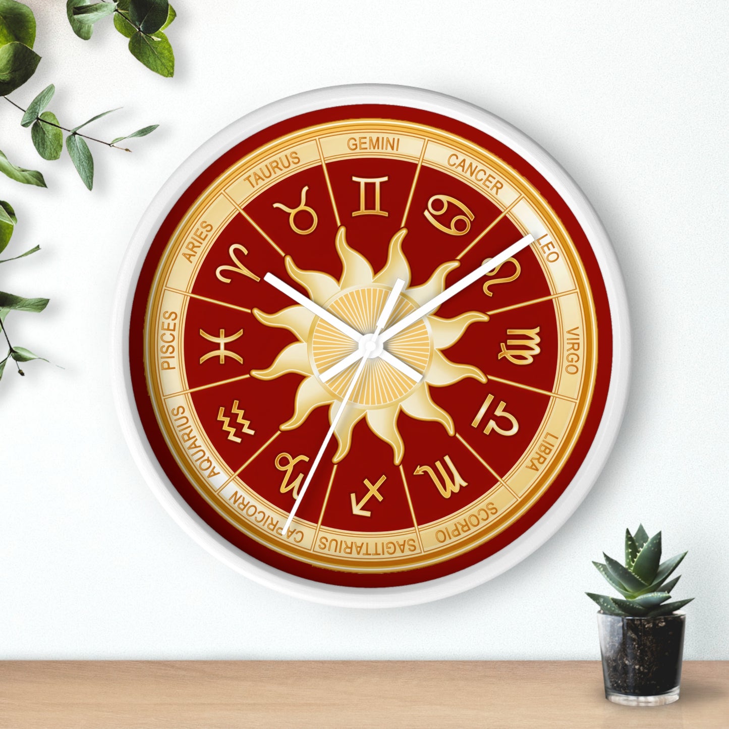Astrology Zodiac Wall Clock 10" – Horoscope Decor