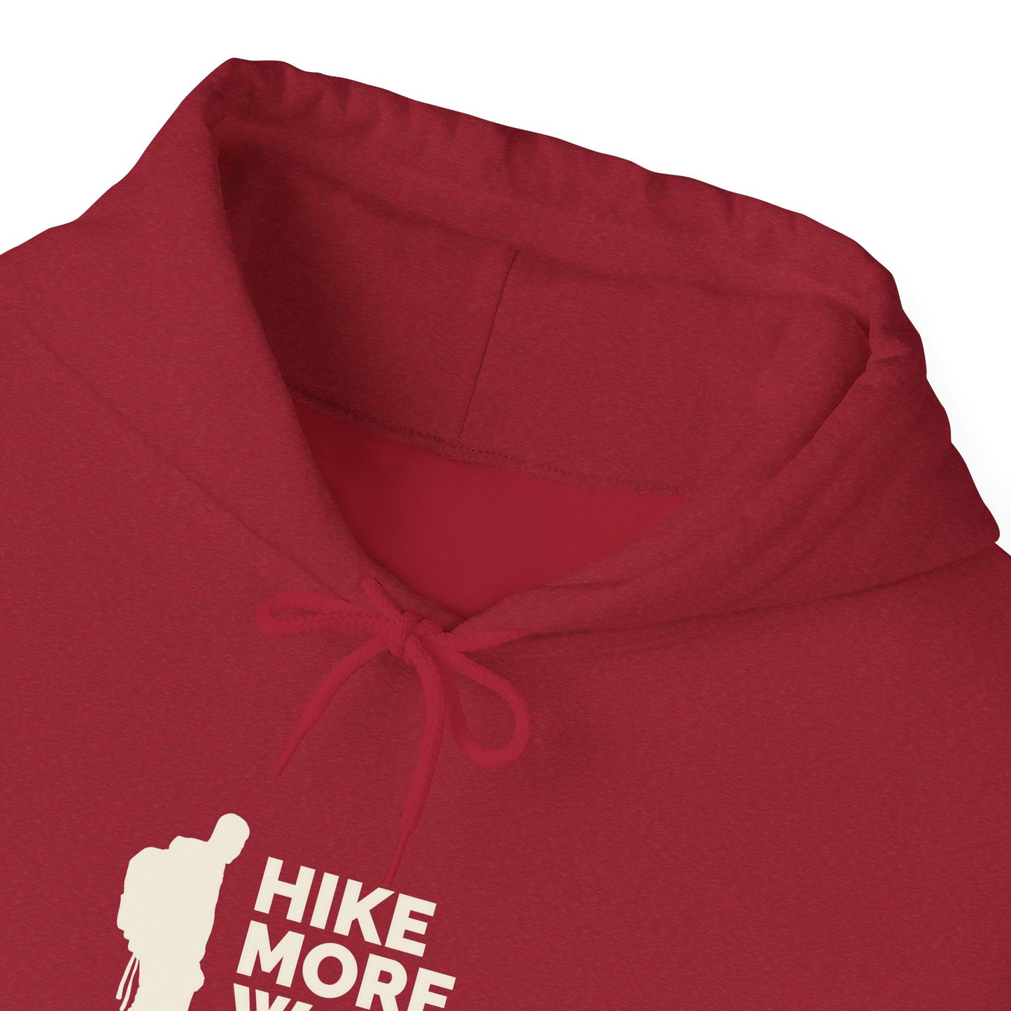 Hike More Worry Less Unisex Heavy Blend™ Hooded Sweatshirt