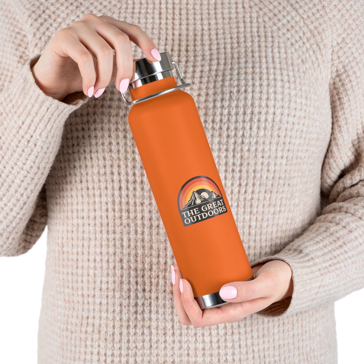 The Great Outdoors Copper Vacuum Insulated Bottle, 22oz