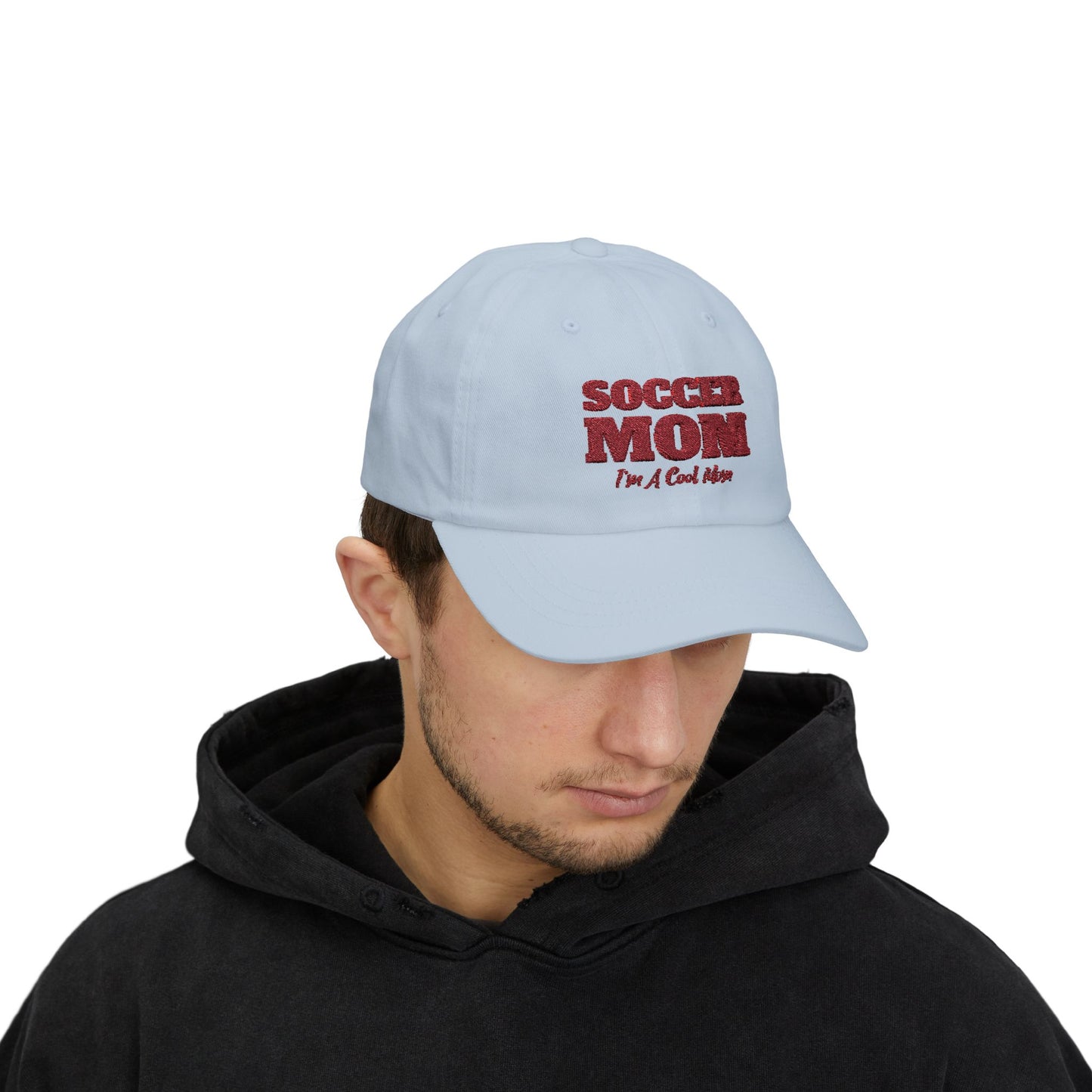 Soccer Mom Classic Dad Cap / embroidered